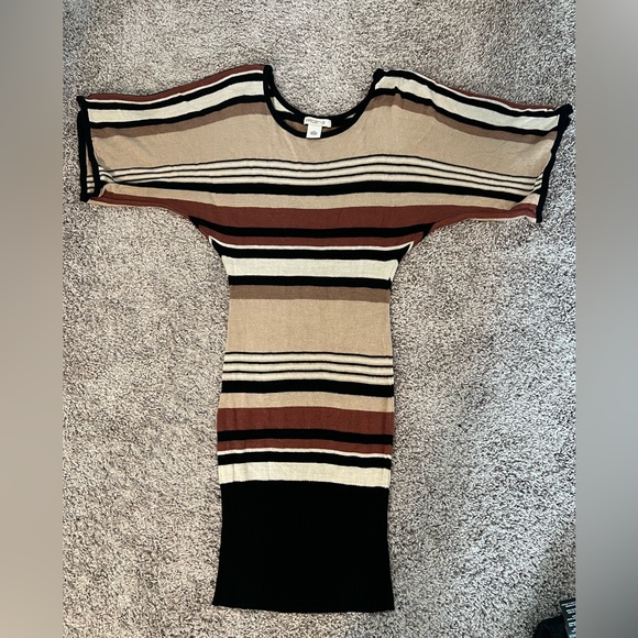 Vintage Arden B Sweater Dress with Zippered Shoulder Detail - Picture 1 of 5